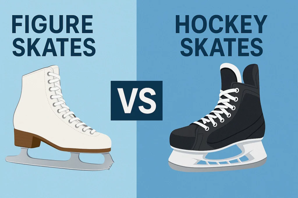Figure Skates vs Hockey Skates